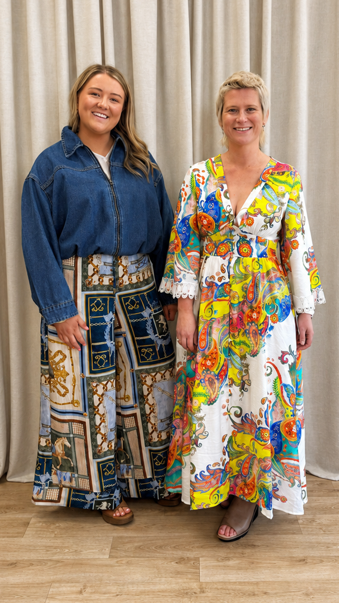 style items clothing on different bodies